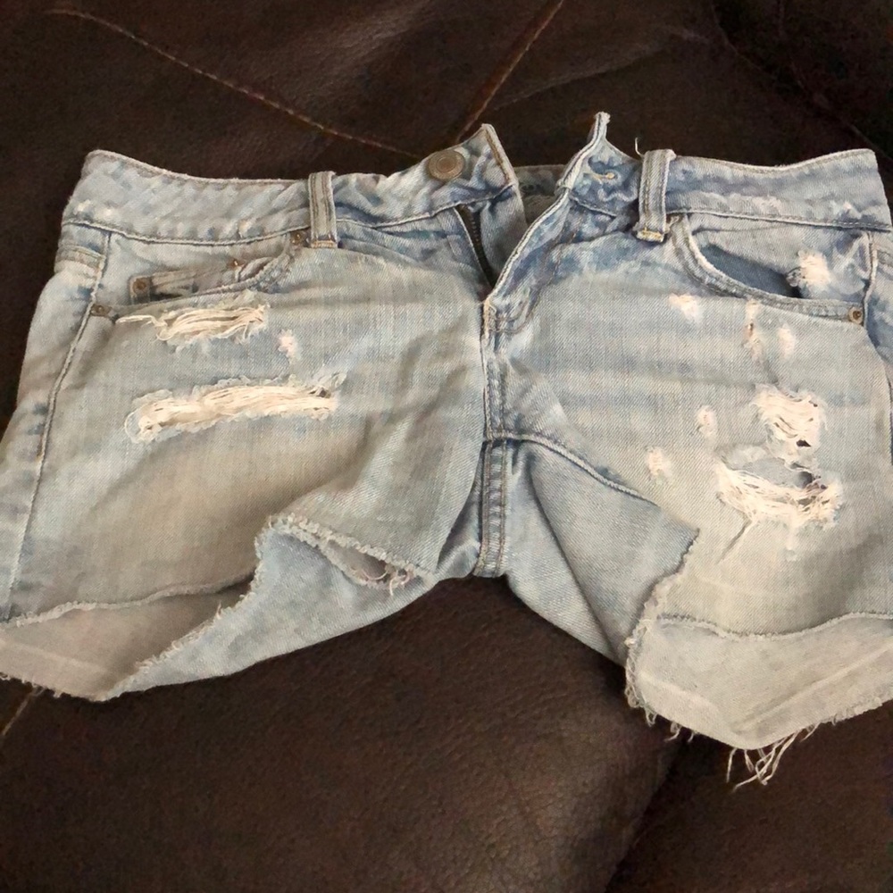 Denim shorts